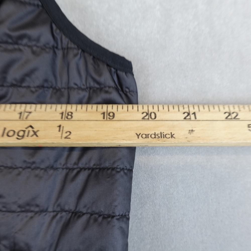 PATAGONIA Nanopuff Puffer Vest Top Womens Large Black Full Zip Primaloft Logo - Picture 4 of 9